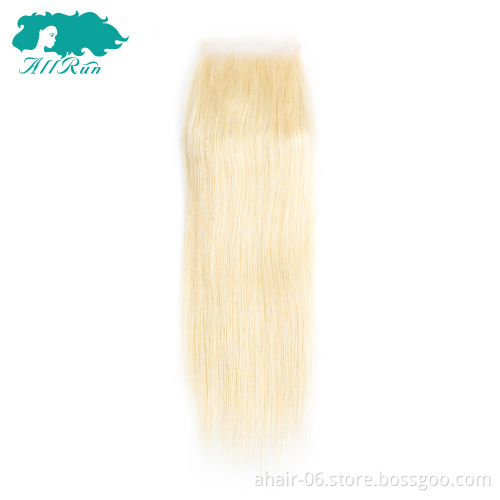 Very Popular 613# 10A 4x4 Swiss Lace Natural Color 100% Brazilian Virgin Human Hair Straight 10"-20" Lace Closure, Fast Shipping